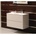 Inter Ceramic Конзолен PVC шкаф ICP 9060 R /ДЯСНО КОРИТО/ с умивалник, 90x46x60см (9060 R /ДЯСНО КОРИТО/)
