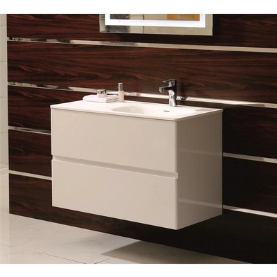 Inter Ceramic Конзолен PVC шкаф ICP 9060 R /ДЯСНО КОРИТО/ с умивалник, 90x46x60см (9060 R /ДЯСНО КОРИТО/)