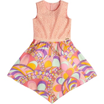 Image 1 of Guess Комбинирана рокля в прасковен цвят Guess