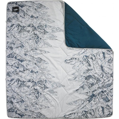 Thermarest Outdoorová deka Therm-a-rest Argo Valley view print šedá