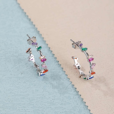 Jan Kos jewellery stříbrné náušnice MHT-2467/SX00