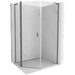 Mexen Mist L асиметрична петстенна душ кабина, люлееща се 80 x 100 см, (8A8L-080-100-95-00)