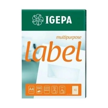 Igepa Group Mondi A4 IGEPA LABELS 210 X 148 MM WHITE (100)