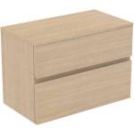Ideal Standard Finesse - Шкафче за умивалник, 80x44x56 см, 2 чекмеджета, бял дъб E3423US (E3423US)