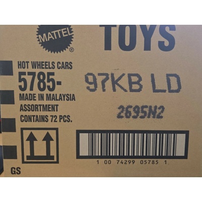 Mattel Hot Wheels Sada autíček 5785-97KFLT 72ks
