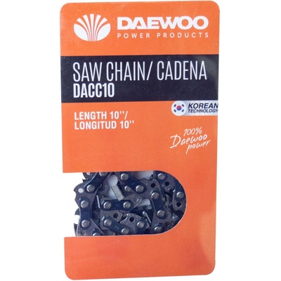Daewoo Верига за резачка Daewoo DACC10 - 10 inch, 3/8, за DACS2510 (DACC10)