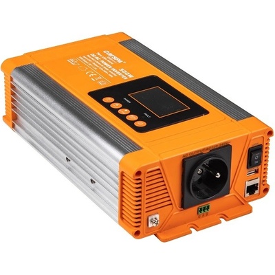 Carspa PX500-24, 24V/230V+USB 500W čistá sinusovka