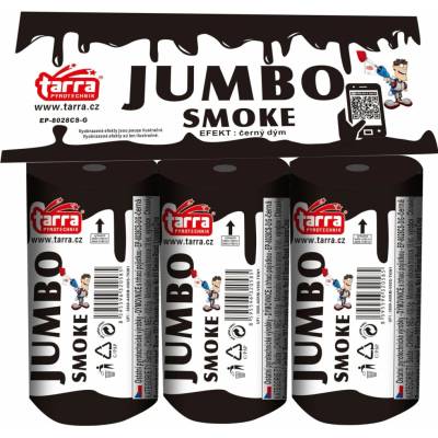 Dýmovnice JUMBO SMOKE ČERNÁ 3 ks 16 3 trhací pojistka TARRA EP-8028CS-G