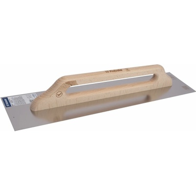 KUBALA Hladítko nerezové hladké, dřevěná rukojeť WOOD LINE | 130x580 mm
