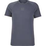 Stoic Мъжка фланелка с къс ръкав за колоездене Stoic PerformanceMerino LofsdalenSt. MTB S/S Cycling jersey - Ink Grey / Silent Green (056-4036-0311)
