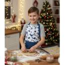 Forbyt Dětská zástěra Mikuláš modrá 50x70cm