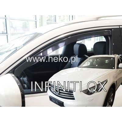 Deflektory Infiniti QX70, 2013-2017 predné
