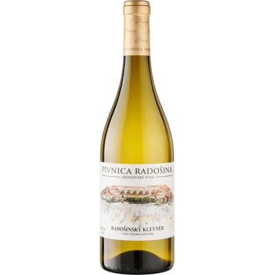 Pivnica Radošina Radošinský Klevner 2024 Premium polosuché 13,5% 0,75 l (čistá fľaša)