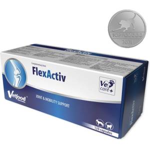 VetFood FlexActiv - хранителна добавка за стави за кучета и котки 120 капсули