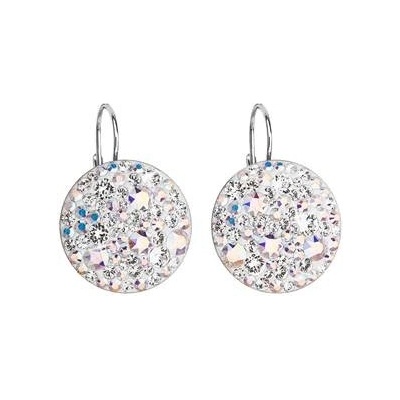Evolution Group Cz Stříbrné náušnice s krystaly Crystals from Swarovski® AB 31161.2