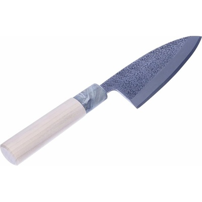 UMEBACHI RYUMA Japonský nôž deba na filetovanie rýb s kladivkovým povrchom 12 cm