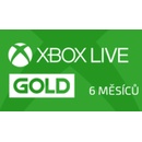 Microsoft Xbox Live Gold členstvo 6 mesiacov