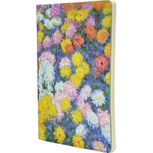 Paperblanks Тетрадка Paperblanks Monet Chrysanthemums - А4, 40 листа, широки редове (CBD6268)