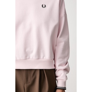 Fred Perry уголемен суичър дамски от памук (G1148.36C)
