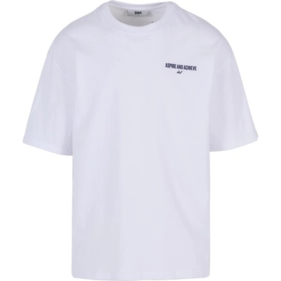 DEF pánské triko DFTS258 BRIGHT WHITE