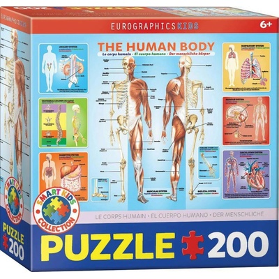 EUROGRAPHICS Lidské tělo 200 dílků