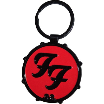 Foo Fighters Ff Logo Drum Double-Sided Ключодържател (FOOKEY04)