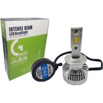 Лед крушки - Led система D4S за подмяна на фабричен ксенон - 20000 Лумена 40W - Canbus 6000K - 300% повече све