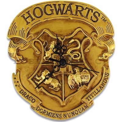 Harry Potter: Classic Crest Hogwarts – nástenné hodiny