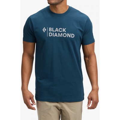 Black Diamond M Mini Stacked Ss Tee modré