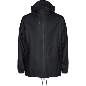 Image 1 of Rains Men's Storm Breaker Water Resistant Hooded Long Sleeve Rain Anorak - Black 01
