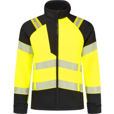 Portwest pw3 modaflame fr718 / Светлоотразително софтшел яке - жълто/черно xxxl (fr718ybrxxxl)