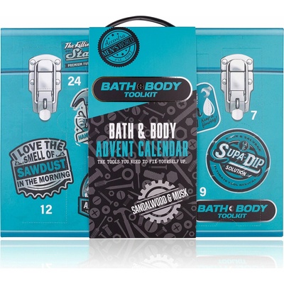 Accentra Adventný kalendár pre mužov Bath and Body Toolkit