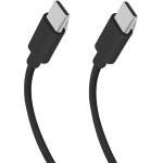 SBS TECABLETISSUETCK USB-C - USB-C 1.5m 60W плетен кабел - черен (8018417447815)