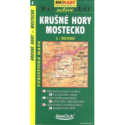 Krušné hory Mostecko 1:50 000