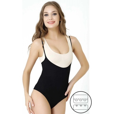 Стягащо боди в черно подобряващо стойката