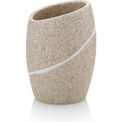 KELA Поставка за четки за зъби от полирезин KELA Talus, бежова (1628)