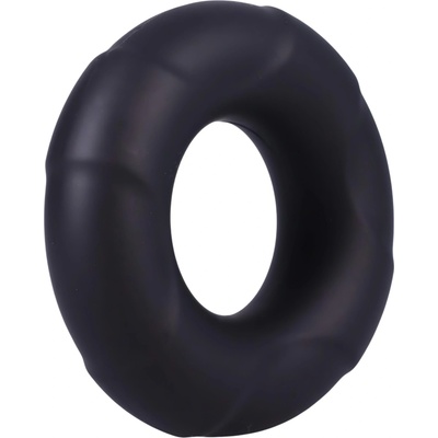 Doc Johnson C-Ring - силиконов пенис пръстен (черен)
