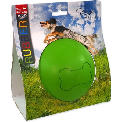 Dog Fantasy míč gumový házecí zelený 12,5 cm
