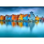 Enjoy - Puzzle Houses on Water, Groningen, Netherlands - 1 000 piese