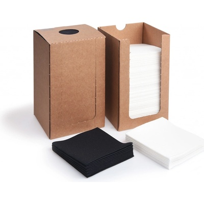 Wimex Obrúsok Premium biely 20x20 cm v boxe 100 ks