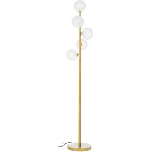 Bizzotto Подова лампа в златист цвят със стъклен абажур (височина 156, 5 cm) Balls - Bizzotto (0826448)