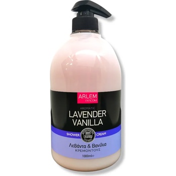 Arlem крем-душ гел, Лавандула и ванилия, 1000мл