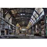 DIMEX ART Флизелинов фототапет старо производствено хале 375 x 250 см