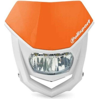 POLISPORT světlomet přední univerzální HALO s žárovkou LED barva oranžová KTM