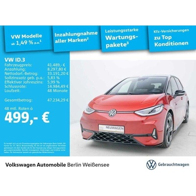 Volkswagen ID.3 GTX 210 kW