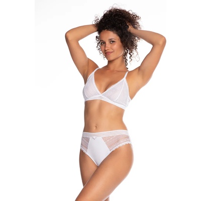 LAMA Бели памучни бикини в пакет от два броя eh-62746-biaŁy - Бял, размер xl