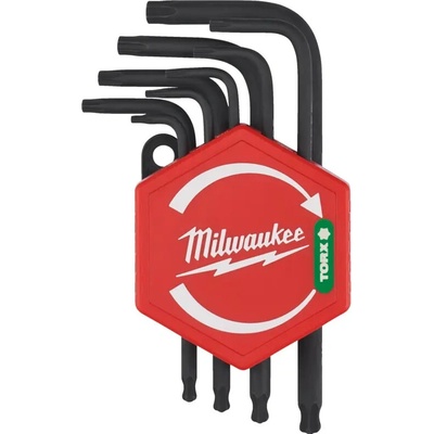 Milwaukee Sada klíčů 8 ÷ 40 ve tvaru L kompaktní 9 ks 4932492703