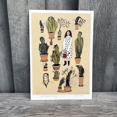 Grafika Stellion Křehké květiny Velikost: A5