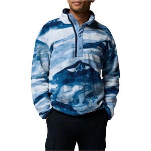Columbia Мъжки поларен пуловер Columbia Helvetia II Printed Half Snap Fleece Fleece jumper - Rainy Day / Summits - размер XL (005-6144-2215)
