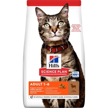 Hill's Science Plan granule pre dospelé mačky s jahňacím a ryžou 2 x 10 kg